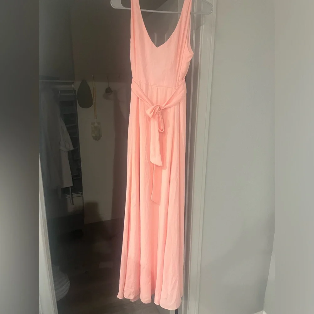 Coral bridesmaid dress. - Picture 1 of 3